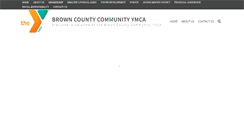 Desktop Screenshot of browncountyymca.org
