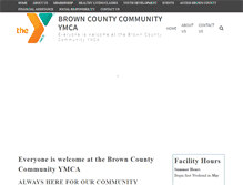 Tablet Screenshot of browncountyymca.org